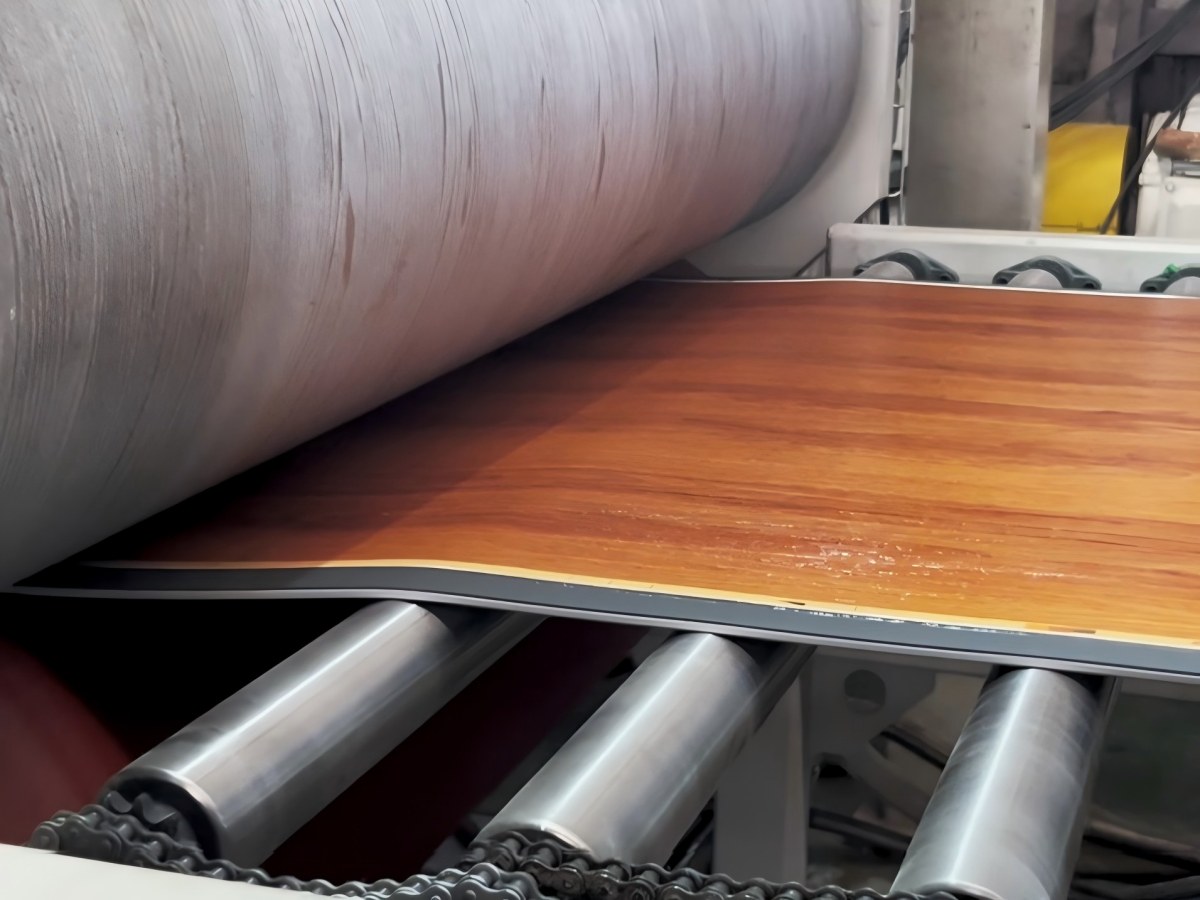 LVT flooring making machine