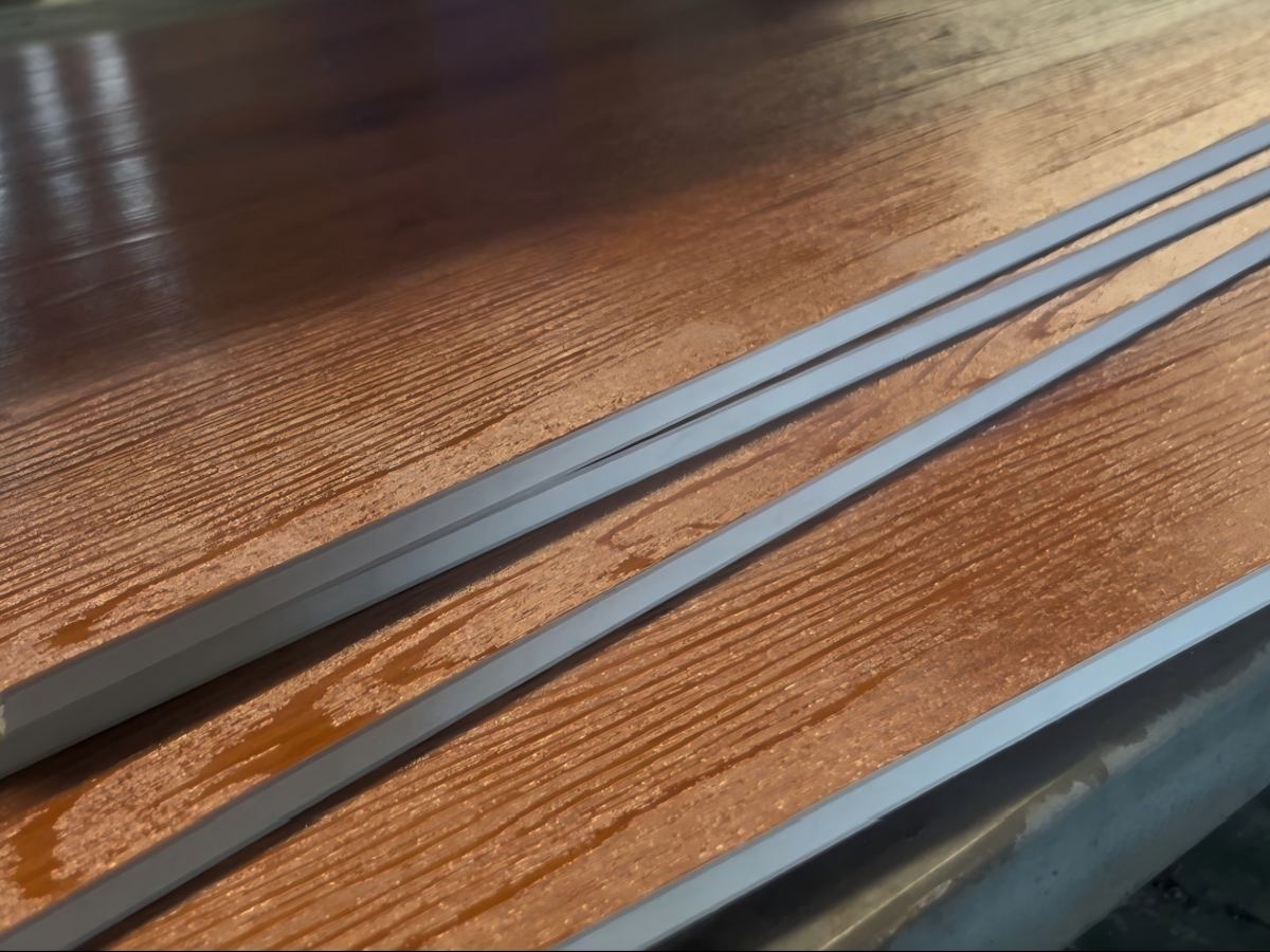 Vinyl flooring production line