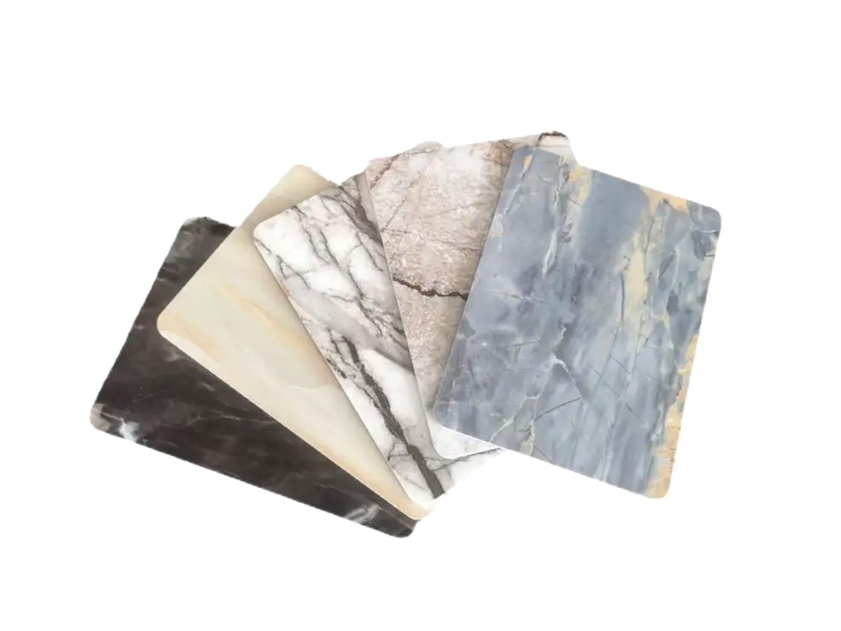 Ligne d'extrusion de plaques PVC imitation marbre